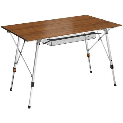 Tectake Aluminium Campingtisch Bastian Faltbar Wetterfest 120 x 70 50 x 79 cm Holzoptik Tectake Aluminium Campingtisch Bastian Faltbar Wetterfest 120 x 70 50 x 79 cm Holzoptik