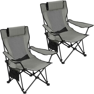 WOLTU Campingstuhl Faltbar Klappstuhl bis 150 kg Belastbar 2 Set WOLTU Campingstuhl Faltbar Klappstuhl bis 150 kg Belastbar 2 Set