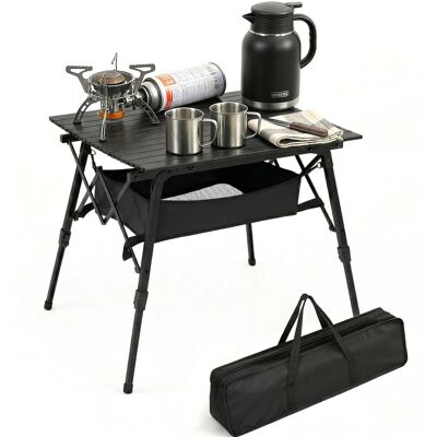 Sekey Aluminium Campingtisch Klappbar Höhenverstellbar 72 x 62 x 46 bis 66 cm Sekey Aluminium Campingtisch Klappbar Höhenverstellbar 72 x 62 x 46 bis 66 cm