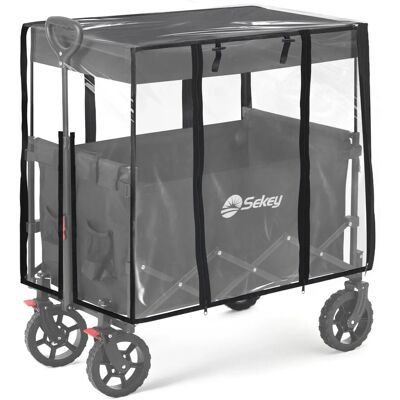 Sekey Regenschutzhülle für Faltbarer Bollerwagen mit Dach 75 x 50 x 65 cm Sekey Regenschutzhülle für Faltbarer Bollerwagen mit Dach 75 x 50 x 65 cm