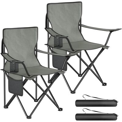 WOLTU Campingstuhl Klappbar 2 Set für Camping Angeln Picknicks WOLTU Campingstuhl Klappbar 2 Set für Camping Angeln Picknicks