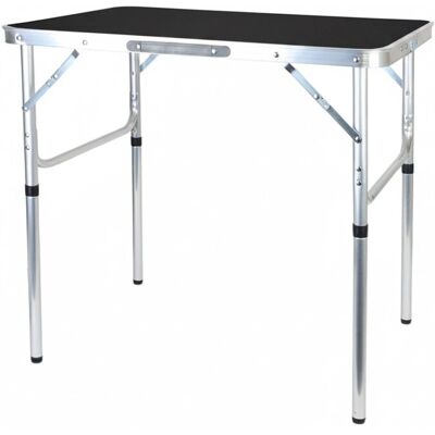 Relaxdays Campingtisch Aluminium Schwarz Klappbar Höhenverstellbar 75 cm x 55 cm x 70 cm 3,1 kg Relaxdays Campingtisch Aluminium Schwarz Klappbar Höhenverstellbar 75 cm x 55 cm x 70 cm 3,1 kg