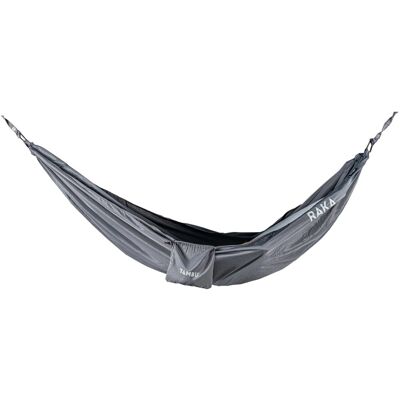 TAMBU Hängematte RAKA 255 x 150 cm Leicht Kompakt bis 110 kg mit Karabinern TAMBU Hängematte RAKA 255 x 150 cm Leicht Kompakt bis 110 kg mit Karabinern