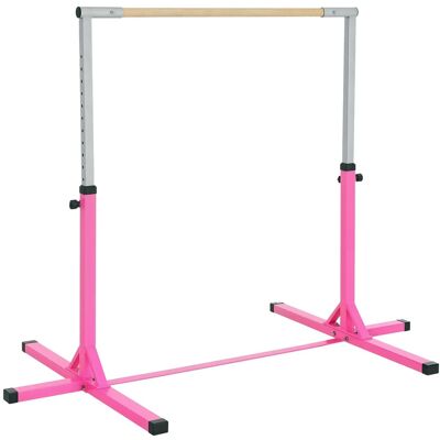 Homcom - Höhenverstellbare Gymnastikstange - Rosa Homcom - Höhenverstellbare Gymnastikstange - Rosa