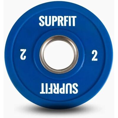 Suprfit Mini Bumper Plates Einzeln 2 kg Suprfit Mini Bumper Plates Einzeln 2 kg