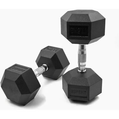 Suprfit Hex Gummi-Kurzhanteln Paar 17,5kg Suprfit Hex Gummi-Kurzhanteln Paar 17,5kg