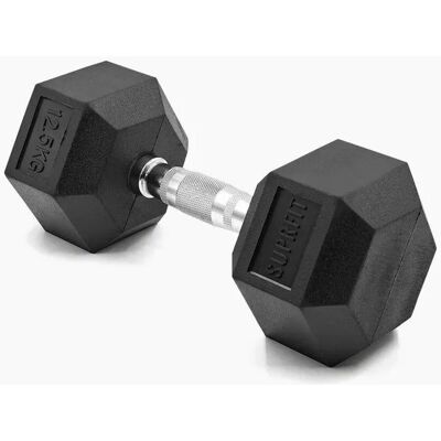 Suprfit Hex Gummi-Kurzhanteln Einzeln 12,5 kg Suprfit Hex Gummi-Kurzhanteln Einzeln 12,5 kg