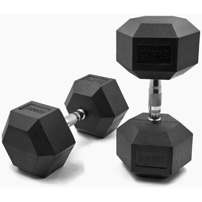 Suprfit Hex Gummi-Kurzhanteln Paar 32,5 kg Suprfit Hex Gummi-Kurzhanteln Paar 32,5 kg