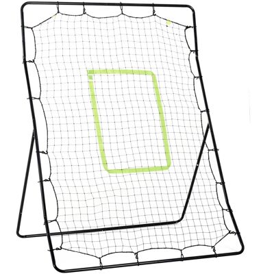HOMCOM Rebounder für Fußball PE Metall Schwarz 123L x 90B x 174H cm HOMCOM Rebounder für Fußball PE Metall Schwarz 123L x 90B x 174H cm