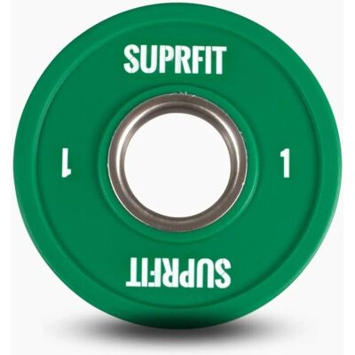 Suprfit Mini Bumper Plates Einzeln 1 kg Suprfit Mini Bumper Plates Einzeln 1 kg