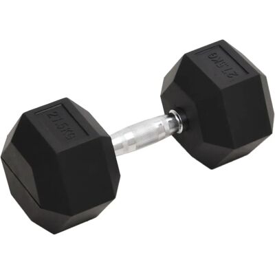 vidaXL 27,5 kg Gusseisen Hex Dumbbell - Fitnessgerät vidaXL 27,5 kg Gusseisen Hex Dumbbell - Fitnessgerät