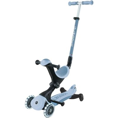 Globber Go up Deluxe Lights eco-logic 360° Blau Cassis - Tretroller Globber Go up Deluxe Lights eco-logic 360° Blau Cassis - Tretroller