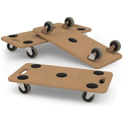 TTL HOME Möbelroller SCOOTER 3er Set 58x30x11cm Transportroller mit 4 Rollen Möbel Transporthilfe Rollbrett Umzugsroller inkl 5 Pads Handschuhe TTL HOME Möbelroller SCOOTER 3er Set 58x30x11cm Transportroller mit 4 Rollen Möbel Transporthilfe Rollbrett Umzugsroller inkl 5 Pads Handschuhe