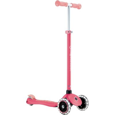 Globber Primo Plus Glow Lights Roller Kinder 120/80mm 3-Rädrig Verstellbar Leuchtrollen Glow-Effekt Coral Pink Globber Primo Plus Glow Lights Roller Kinder 120/80mm 3-Rädrig Verstellbar Leuchtrollen Glow-Effekt Coral Pink