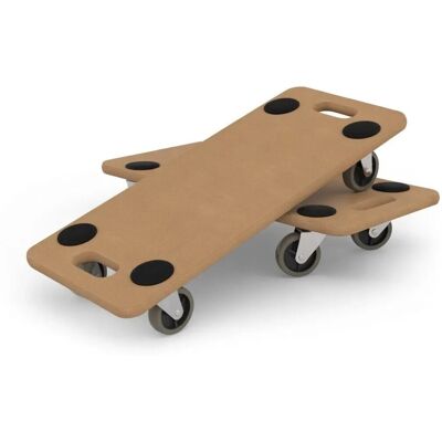 TTL HOME Möbelroller SCOOTER 2er Set 58x30x11cm Transportroller mit 4 Rollen Möbel Transporthilfe Rollbrett Umzugsroller inkl 5 Pads Handschuhe TTL HOME Möbelroller SCOOTER 2er Set 58x30x11cm Transportroller mit 4 Rollen Möbel Transporthilfe Rollbrett Umzugsroller inkl 5 Pads Handschuhe