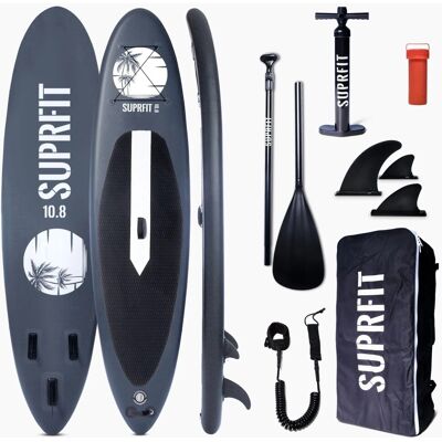 Suprfit SUP Stand-Up-Paddling Board Halia 10'8 Grau Suprfit SUP Stand-Up-Paddling Board Halia 10'8 Grau