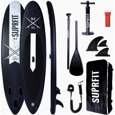 Suprfit SUP Stand-Up-Paddling Board Lailani 10'8 Black Suprfit SUP Stand-Up-Paddling Board Lailani 10'8 Black