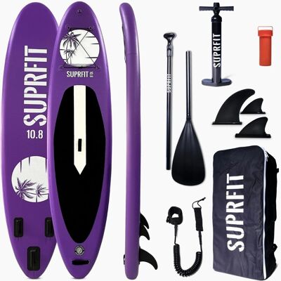Suprfit SUP Stand-Up-Paddling Board Halia 10'8 Lila Suprfit SUP Stand-Up-Paddling Board Halia 10'8 Lila