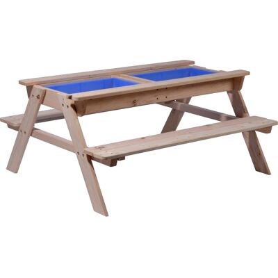 Dobar Kinderspieltisch mit blauer Matschbox FSC® Dobar Kinderspieltisch mit blauer Matschbox FSC®