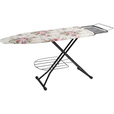 Relaxdays Bügelbrett Stahl Bunt Höhenverstellbar Klappbar mit Bügeleisenablage 110 cm x 33 cm Relaxdays Bügelbrett Stahl Bunt Höhenverstellbar Klappbar mit Bügeleisenablage 110 cm x 33 cm