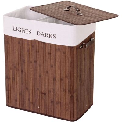 MCW Wäschekorb C21 63x55x34cm 100l Braun MCW Wäschekorb C21 63x55x34cm 100l Braun