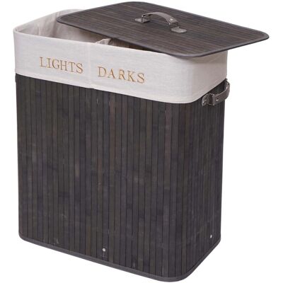 MCW Wäschekorb C21 63x55x34cm 100l Dunkelgrau MCW Wäschekorb C21 63x55x34cm 100l Dunkelgrau