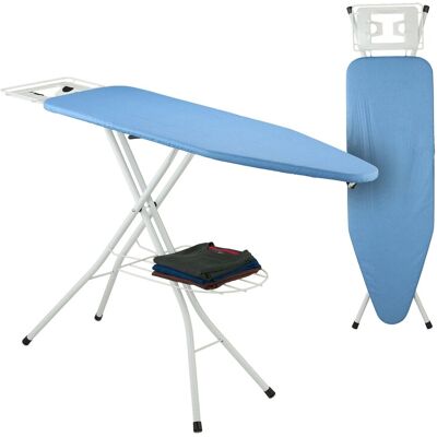 Relaxdays Bügelbrett Stahl Blau Höhenverstellbar 120 cm x 38 cm 4,5 kg Relaxdays Bügelbrett Stahl Blau Höhenverstellbar 120 cm x 38 cm 4,5 kg