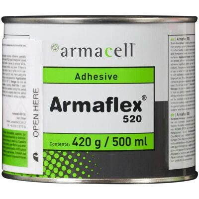 Armacell Armaflex Kleber 520 Für Kautschuk Platten Und Schläuche 0,5 Liter Dose Armacell Armaflex Kleber 520 Für Kautschuk Platten Und Schläuche 0,5 Liter Dose