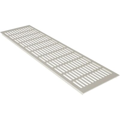 MS Beschläge Aluminiumgitter 150 x 1200 mm Weiß RAL9010 Türbelüftung MS Beschläge Aluminiumgitter 150 x 1200 mm Weiß RAL9010 Türbelüftung