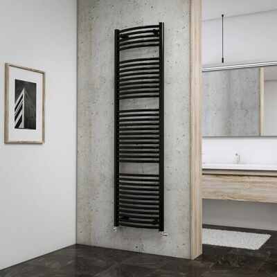 Schulte Design-Heizkörper München rund mit Anschluss von unten 1.043 W Anthrazit Schulte Design-Heizkörper München rund mit Anschluss von unten 1.043 W Anthrazit
