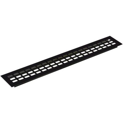 VASALAT - Luftgitter 600x60mm schwarz - Belüftungsgitter VASALAT - Luftgitter 600x60mm schwarz - Belüftungsgitter