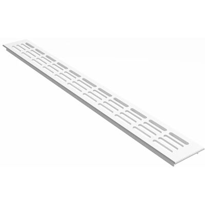 MS Beschläge Lüftungsgitter 60 x 1200 mm Weiß RAL 9016 MS Beschläge Lüftungsgitter 60 x 1200 mm Weiß RAL 9016
