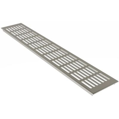 MS Beschläge Lüftungsgitter Aluminium robust eloxiert 100 x 1200 mm MS Beschläge Lüftungsgitter Aluminium robust eloxiert 100 x 1200 mm