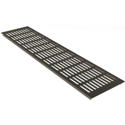 MS Beschläge Heizungsabdeckung 130 x 200 mm Aluminium Gitter Braun Eloxiert MS Beschläge Heizungsabdeckung 130 x 200 mm Aluminium Gitter Braun Eloxiert
