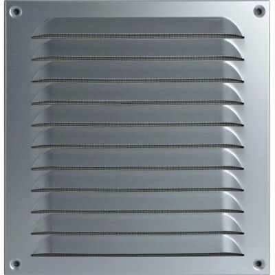 UPMANN - 54602 - 200x200mm - eloxiertes Aluminium - Gitter UPMANN - 54602 - 200x200mm - eloxiertes Aluminium - Gitter