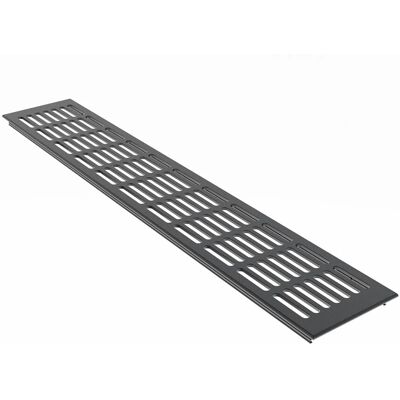 MS Beschläge Lüftungsgitter Alu 100 x 1200 mm RAL 7016 Anthrazit Gitter MS Beschläge Lüftungsgitter Alu 100 x 1200 mm RAL 7016 Anthrazit Gitter