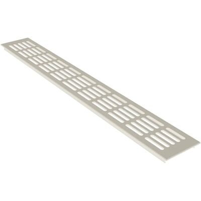 MS Beschläge Lüftungsgitter 80 x 1200 mm Weiß RAL9010 Türbelüftung Alu MS Beschläge Lüftungsgitter 80 x 1200 mm Weiß RAL9010 Türbelüftung Alu