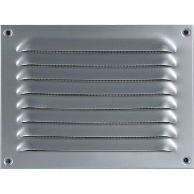 Upmann Wetterschutzgitter Eckig Aufschraubbar 230x170mm Aluminium Silber Upmann Wetterschutzgitter Eckig Aufschraubbar 230x170mm Aluminium Silber