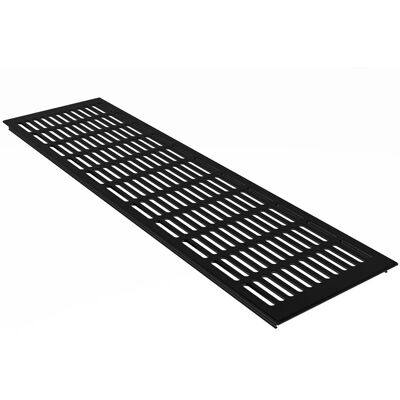 MS Beschläge Lüftungsgitter 150 x 400 mm Aluminium Schwarz Möbelbau MS Beschläge Lüftungsgitter 150 x 400 mm Aluminium Schwarz Möbelbau