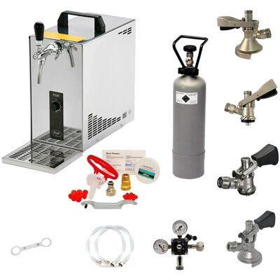 Ich-Zapfe Bierzapfanlage Pygmy 25 1-Leiter Trockenkühler 35 Liter/h Silber Ich-Zapfe Bierzapfanlage Pygmy 25 1-Leiter Trockenkühler 35 Liter/h Silber