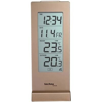 technoline Temperaturstation WS 9767 Gold technoline Temperaturstation WS 9767 Gold