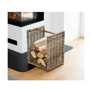 Westmann Rattan Kaminholzkorb Costa   Natur   40x36x50 cm