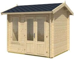 Lasita Maja Holz Gartenhaus Alex Mini   255x290 cm   Natur