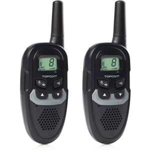 Topcom Walkie Talkie 446 MHz Schwarz 2 Stk.