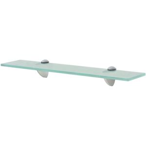 vidaXL Schwebendes Regal Glas 50x20 cm 8 mm - Transparent - Size: 50 x 20 cm