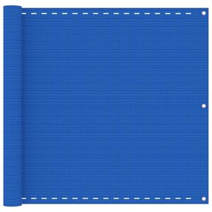 vidaXL Balkon-Sichtschutz Blau 90x400 cm HDPE - Blau - Size: 90 x 400 cm