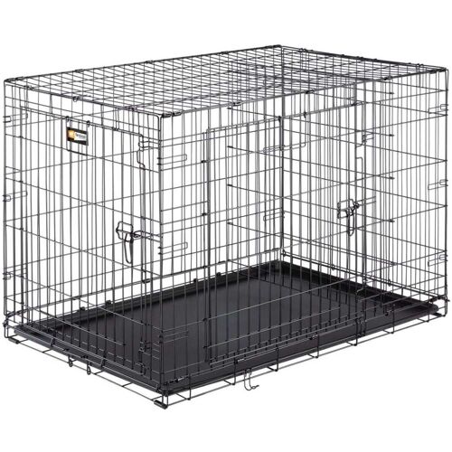 Ferplast Hundekäfig Dog-Inn 105 108,5x72,7x76,8 cm Grau - Grau - Size: 108.5 x 72.7 x 76.8 cm