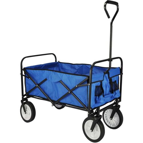 HI Faltbarer Wagen Blau 53,5x83x27 cm