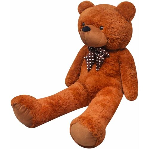 vidaXL Teddybär Kuscheltier Plüsch Braun 170 cm - Braun - Size: 200 cm