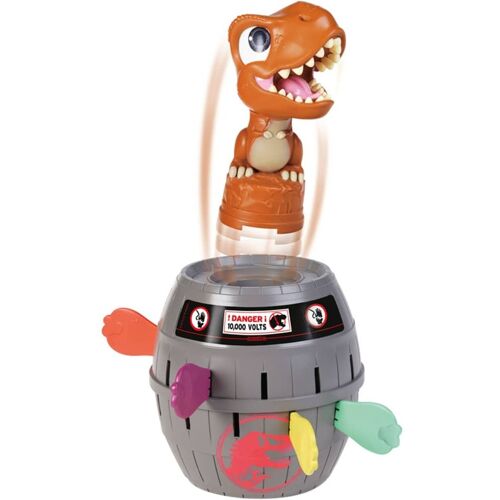 TOMY Hüpfender Spielzeug-Dinosaurier Pop Up T-Rex - Orange